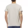 Beige Cotton Men T-Shirt - Image 3