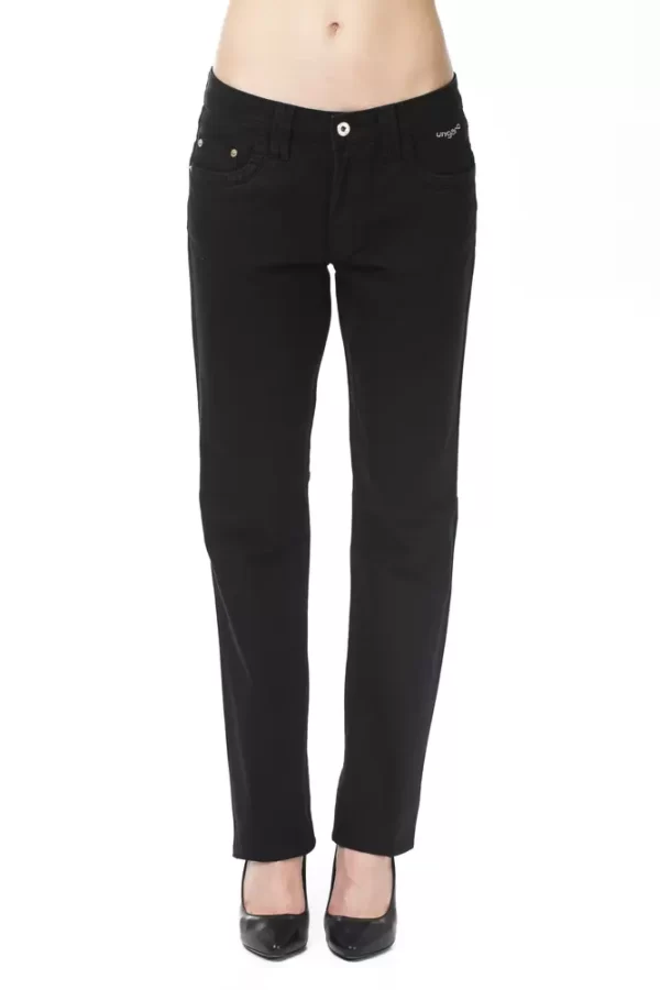 Black Cotton Women Pant