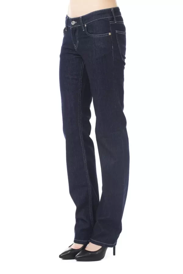Blue Cotton Women Jeans - Image 2