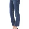 Light Blue Cotton Women Jeans - Image 2