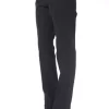 Blue Cotton Women Pants - Image 2