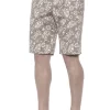 Beige Cotton Men's Bermuda Short - Image 2