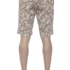 Beige Cotton Men's Bermuda Short - Image 3
