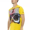 Yellow Cotton Men T-Shirt - Image 2