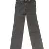 Black Cotton Women Jeans - Image 2