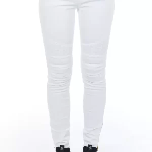 White Cotton Women's Jean