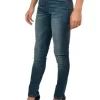 Blue Cotton Women's Skinny Jean - Image 3