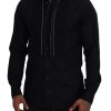 Elegant Slim Fit Tuxedo Dress Shirt - Image 5