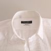 Elegant White Slim Fit Cotton Dress Shirt - Image 5