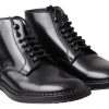 Elegant Black Leather Men's Boots - Image 4