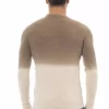 Beige Alpaca Men Sweater - Image 3