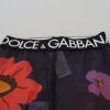 Elegant Floral Print High Waist Leggings - Image 4