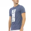 Blue Cotton Men T-Shirt - Image 2