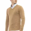 Beige Modal Men Sweater - Image 2