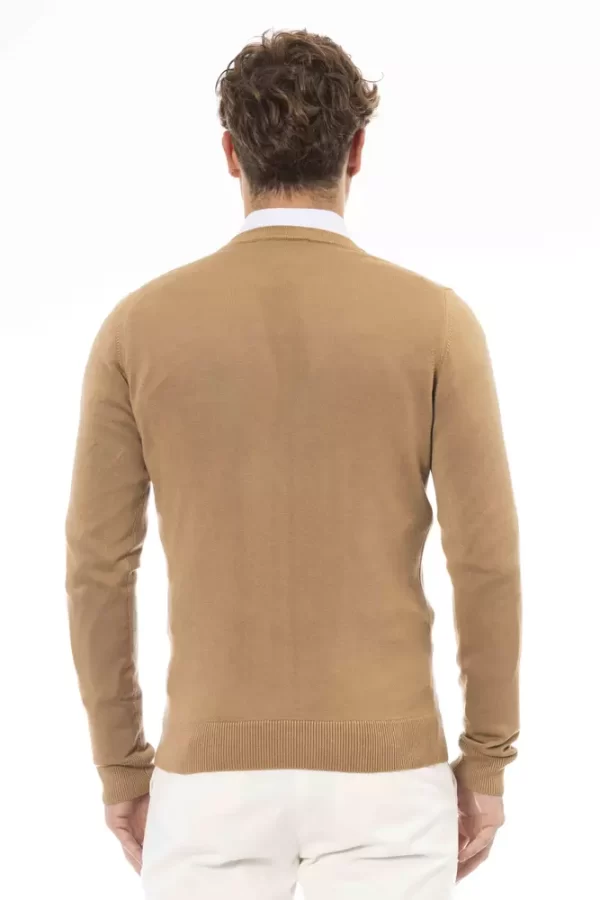 Beige Modal Men Sweater - Image 3