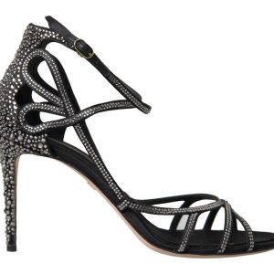 Elegant Keira Rhinestone Stiletto Sandals