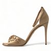 Crystal Embellished Heel Sandals - Image 5