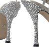 Elegant Crystal Embellished Heels Sandals - Image 8