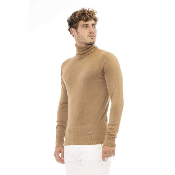 Beige Modal Men Sweater - Image 2