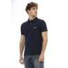 Blue Cotton Men Polo - Image 2