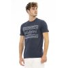 Blue Cotton Men T-Shirt - Image 2