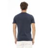 Blue Cotton Men T-Shirt - Image 3