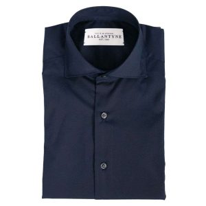 Blue Cotton Men's Shirt