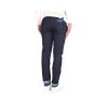 Sleek Slim Fit Designer Jeans with Leather Detail - Image 2