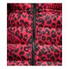 Chic Leopard Print Long Down Jacket - Image 3