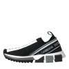 Black White Slip On Sorrento Sneakers Shoes - Image 5