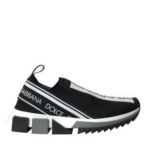 Black White Slip On Sorrento Sneakers Shoes