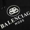 Black Cotton Logo Hooded Pullover Sweatshirt Sweater - Image 5