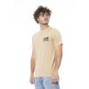 Beige Cotton Men T-Shirt - Image 2