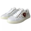 White Portofino Sacred Heart Sneakers Women Shoes - Image 4
