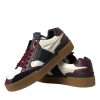 Multicolor Miami Leather Low Top Sneakers Shoes - Image 7