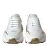 White Gold DAYMASTER Leather Sneakers Shoes - Image 2