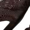 Brown Exotic Leather Heels High Boots Shoes - Image 8