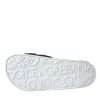 White Black Logo Beachwear Flats Sandals Shoes - Image 8