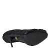 Black Cordonetto Ricamo Pump Open Toe Shoes - Image 7