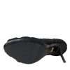 Black Cordonetto Ricamo Pump Open Toe Shoes - Image 7