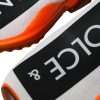 Black White Orange Slip On Sorrento Sneakers Shoes - Image 8