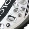 White Sorrento Crystals Sneakers Shoes - Image 8