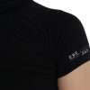 Black Turtleneck Viscose Short Sleeve Top - Image 5