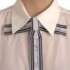 Off White Long Sleeve Button Down Blouse Top - Image 5
