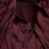 Maroon Ascot Collar Long Sleeve Top Blouse - Image 6