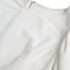 White Viscose Round Neck Short Sleeves Top - Image 6