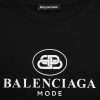 Black Cotton Logo Crew Neck Short Sleeves T-shirt - Image 6