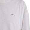 White Cotton Crew Neck Short Sleeves T-shirt - Image 5