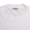 White Cotton Crew Neck Short Sleeves T-shirt - Image 7