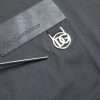 Black Logo Patch Cotton Crew Neck T-shirt - Image 6